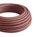 Cable textil redondo de algodón – Marsala