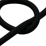 Cable textil redondo de algodón – Negro carbón