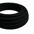 Cable textil redondo de algodón – Negro carbón
