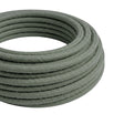 Cable textil redondo de algodón – Verde salvia