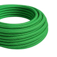 Cable textil redondo efecto seda – Verde césped