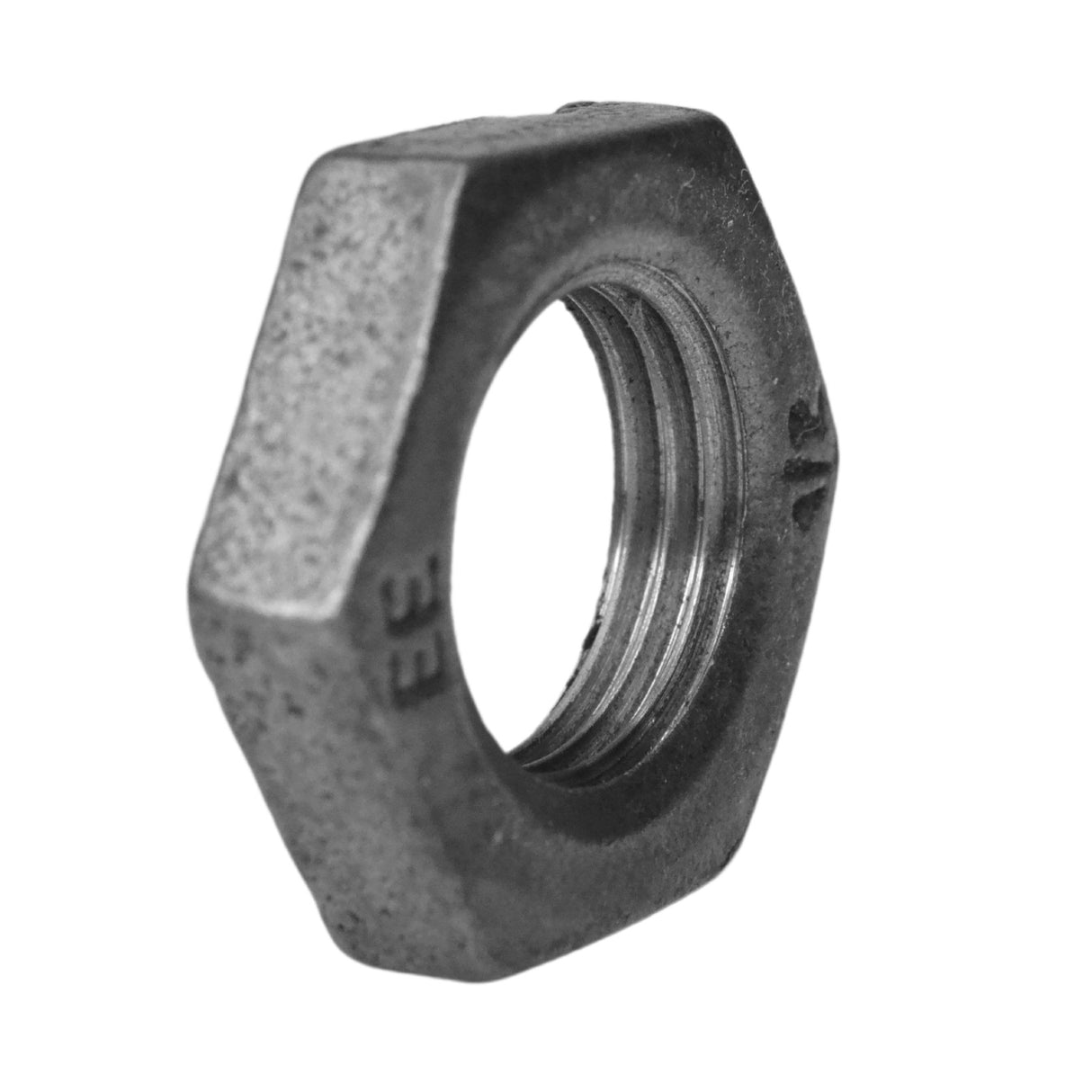 Accesorio contratuerca hexagonal de fundición negra