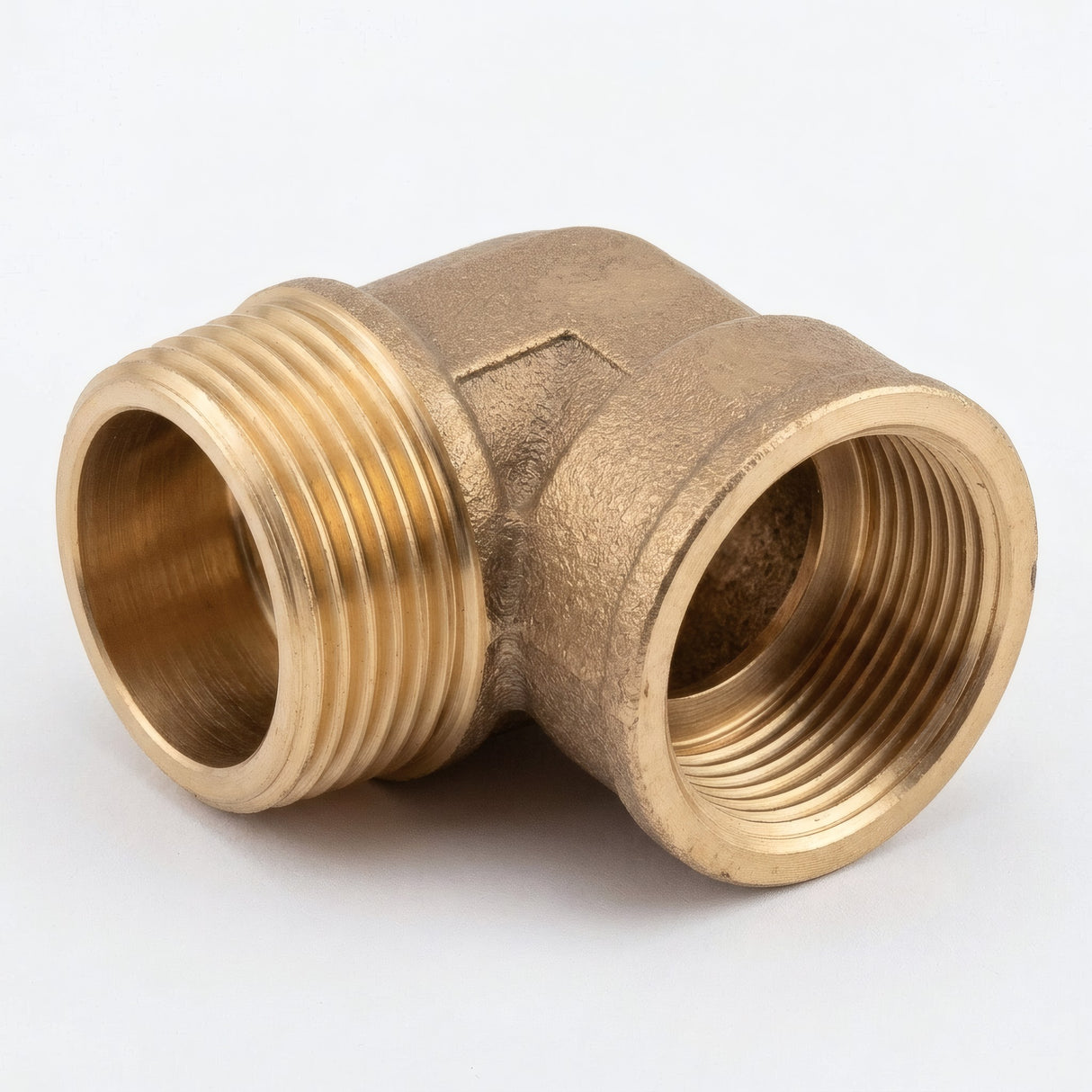 Coude 90° M/F laiton - photo produit fond blanc 7