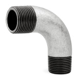 Codo curvo de fontanería de hierro fundido galvanizado