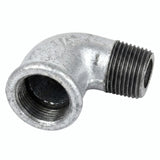 Codo de radio pequeño 90° M/H de fundición galvanizada - foto de producto sobre fondo blanco 4