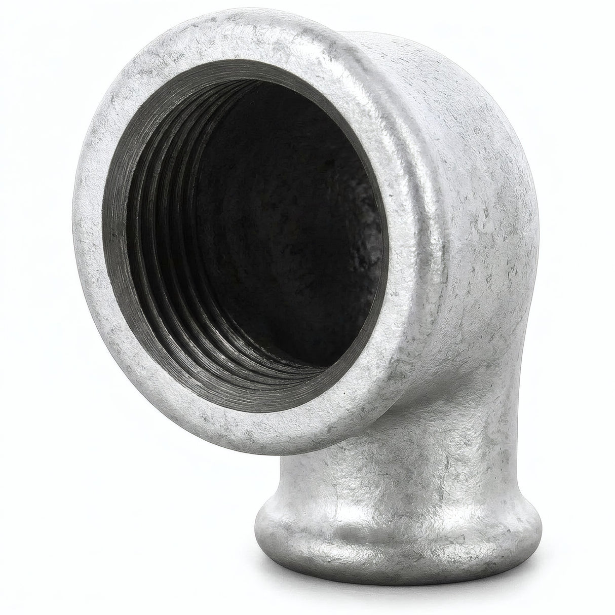 Coude réduit 90° F/F fonte galvanisée - photo produit fond blanc 22