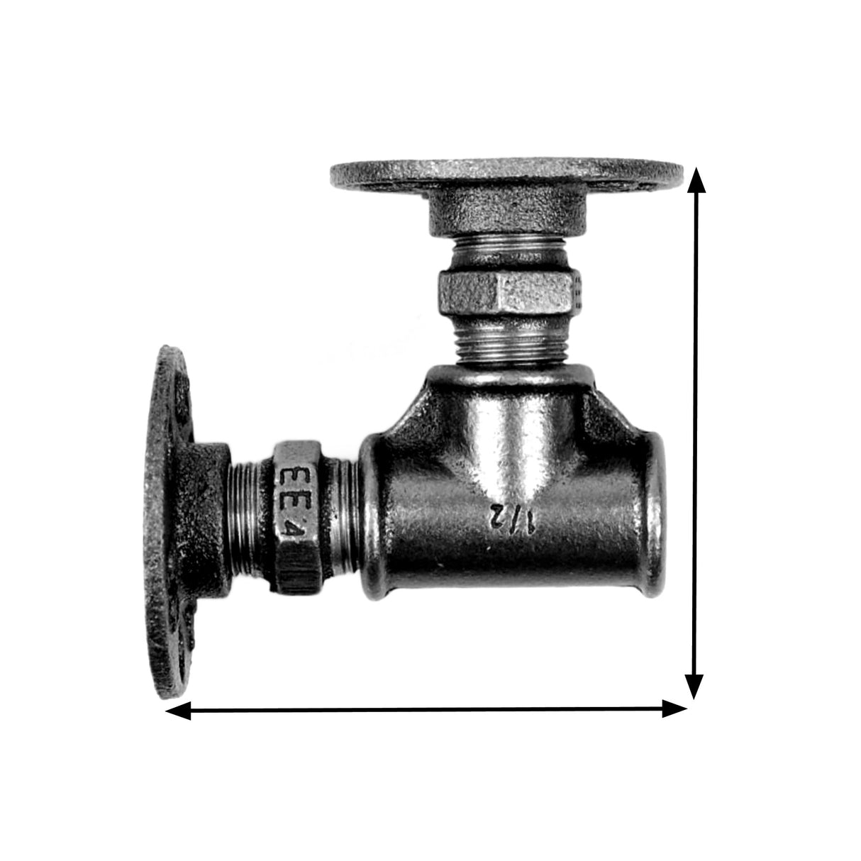 Escuadra con volante negro | Modelo 3