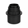 Portalámparas E27 IP44 para pantalla, pared o techo — negro — vista 1