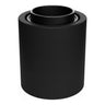 Portalámparas E27 de pared o techo estanco IP44 — Negro