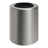 Portalámparas E27 de pared o techo de metal — Titanio satinado