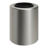 Portalámparas E27 de pared o techo de metal — Titanio satinado