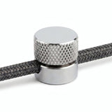 Pasacables de pared de metal para cable textil