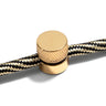 Pasacables de pared de metal para cable textil — Latón