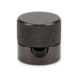 Pasacables de pared de metal para cable textil — Perla negra