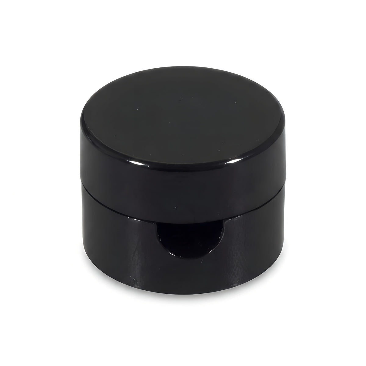 Pasacables de pared universal para cable textil — Negro