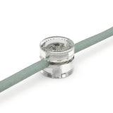 Pasacables de pared universal para cable textil — Transparente