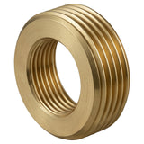 Anillo de tuerca reducida macho-hembra de latón CW617N BSP - vista isométrica 3/4