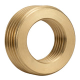 Anillo de tuerca reducida macho-hembra de latón CW617N BSP - vista frontal