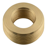 Anillo de tuerca reducida macho-hembra de latón CW617N BSP - vista superior