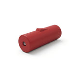 Interruptor cilíndrico basculante unipolar con tierra — Rojo