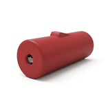 Interruptor cilíndrico basculante unipolar con tierra — Rojo