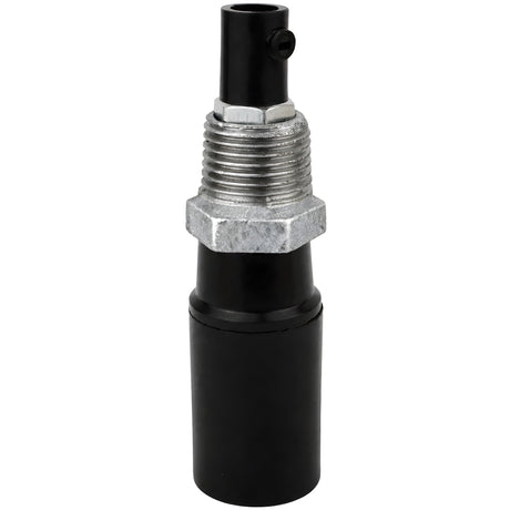 Kit portalámparas E14 de baquelita sobre racor 1/2'' (15x21mm) macho de hierro fundido galvanizado