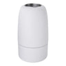 Portalámparas E14 de porcelana — Blanco