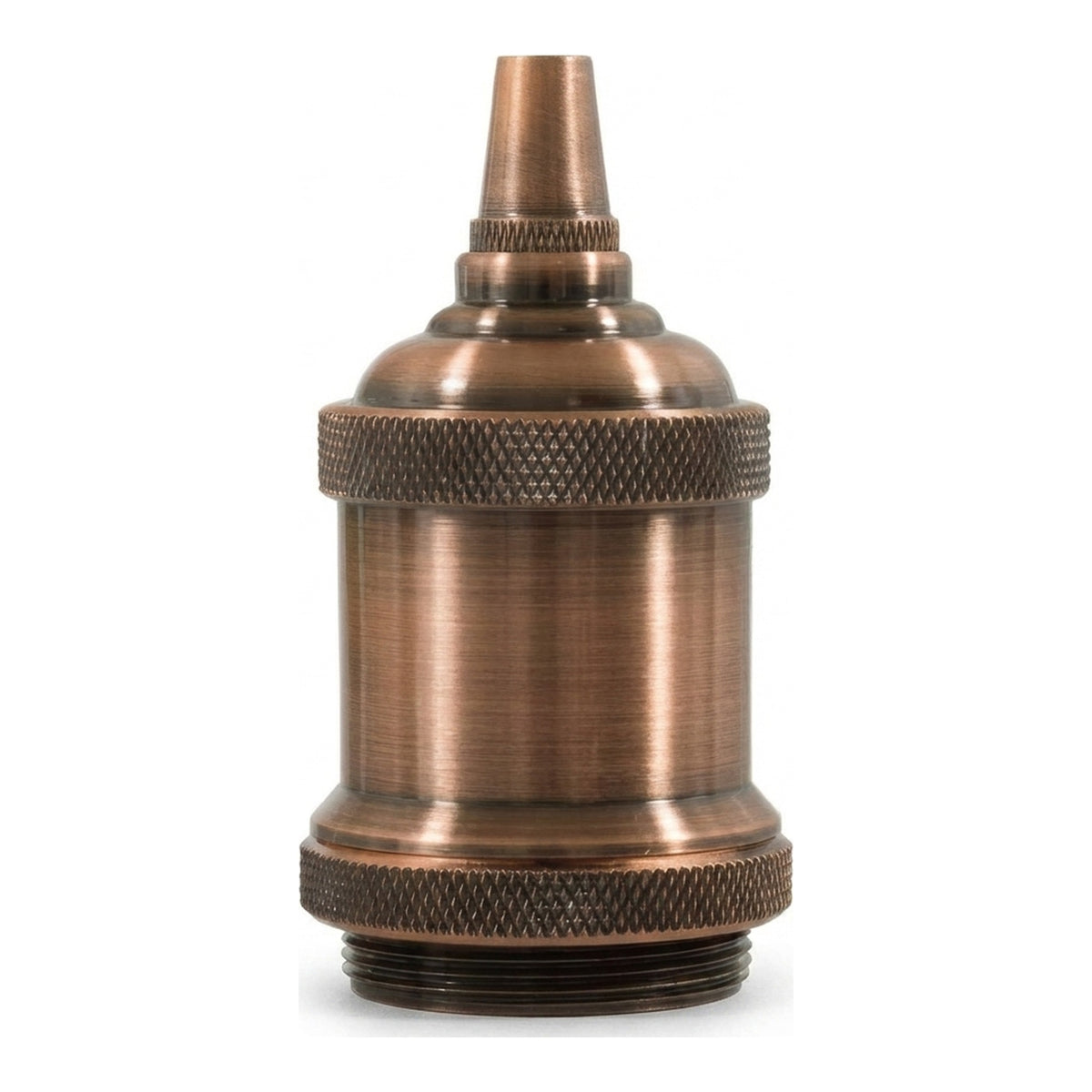Portalámparas E27 de aluminio vintage — Cobre