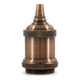Portalámparas E27 de aluminio vintage — Cobre