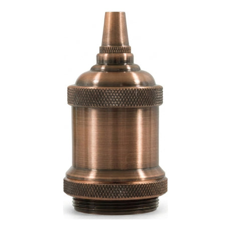 Portalámparas E27 de aluminio vintage — Cobre