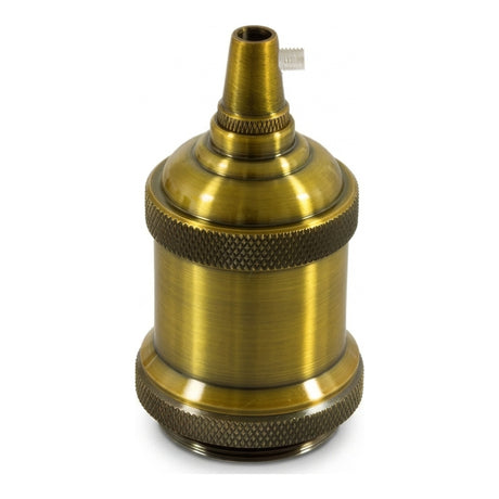 Portalámparas E27 de aluminio vintage — Latón
