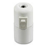 Portalámparas E27 de baquelita con interruptor — Blanco
