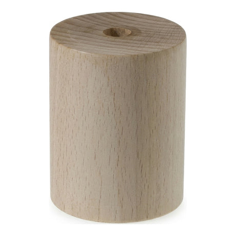 Portalámparas E27 de madera — Natural