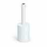 Kit de portalámparas E27 cilíndrico de metal — prensacable de 7 cm — blanco mate — vista 1