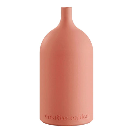 Kit portalámparas E27 de exterior de silicona color pastel — Salmón