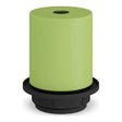 Portalámparas E27 semirroscado de metal — Verde prado