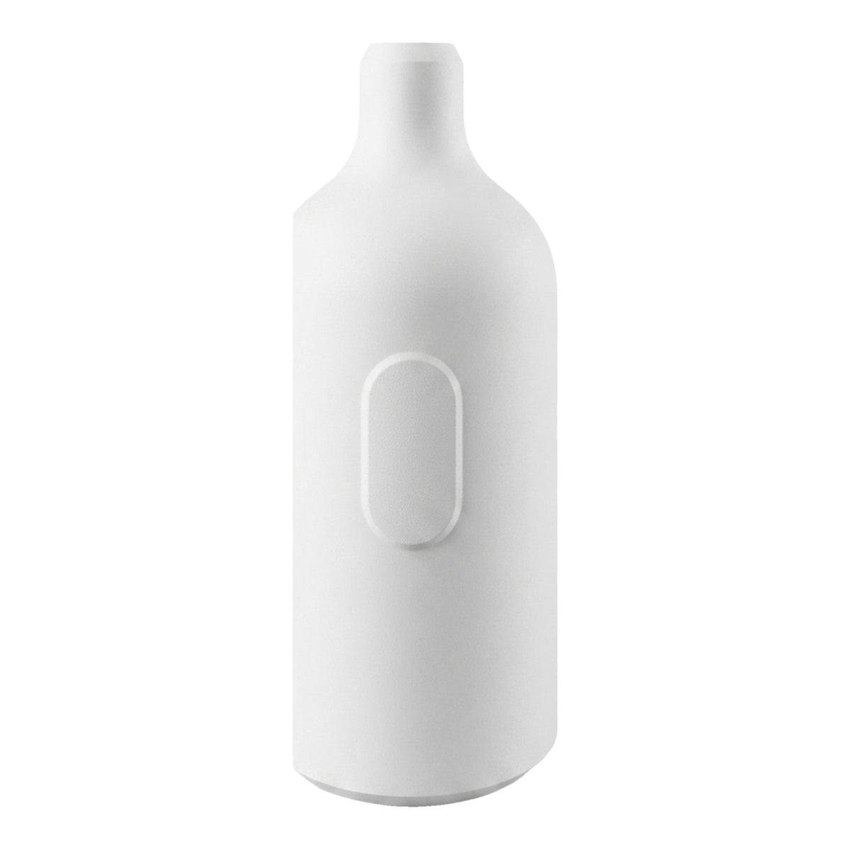 Portalámparas E27 de silicona con interruptor — Blanco