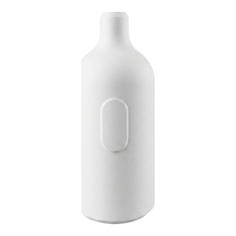 Portalámparas E27 de silicona con interruptor — Blanco