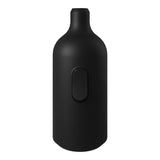 Portalámparas E27 de silicona con interruptor — Negro