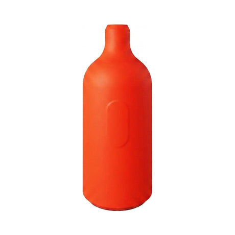 Portalámparas E27 de silicona con interruptor — Naranja