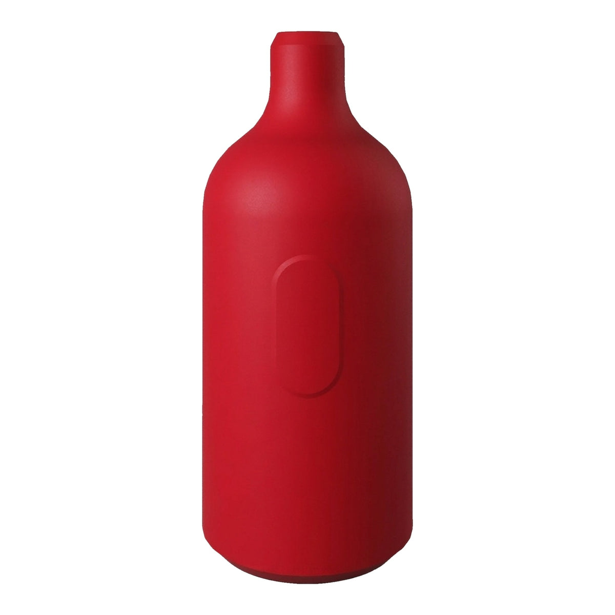 Portalámparas E27 de silicona con interruptor — Rojo