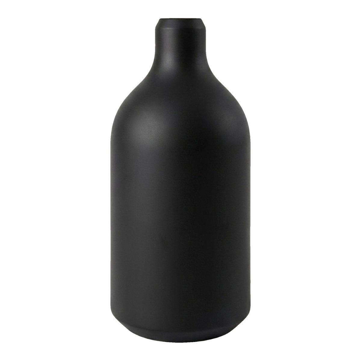 Portalámparas E27 de silicona con prensacables oculto — Negro