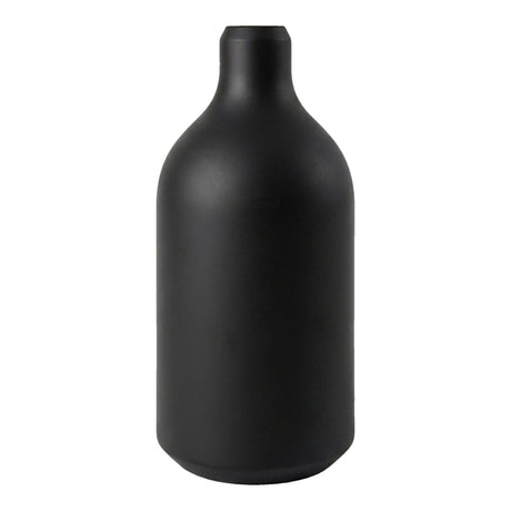 Portalámparas E27 de silicona con prensacables oculto — Negro