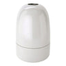 Portalámparas E40 de porcelana — Blanco