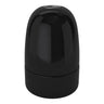 Portalámparas E40 de porcelana — Negro