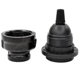 [DIY] Kit Portalámpara E27 Termoplástico sobre Conector – deco – pintura negra