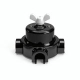 Kit conmutador de porcelana con tuerca de mariposa y base — Negro / Blanco / 3 salidas