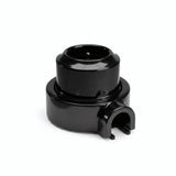 Kit toma de pared y base de porcelana — Francesa 2P+T 16 A / Negro / 1 salida