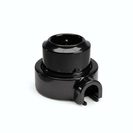 Kit toma de pared y base de porcelana — Francesa 2P+T 16 A / Negro / 1 salida