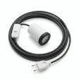 Mini foco GU10 enchufable, acabado blanco mate